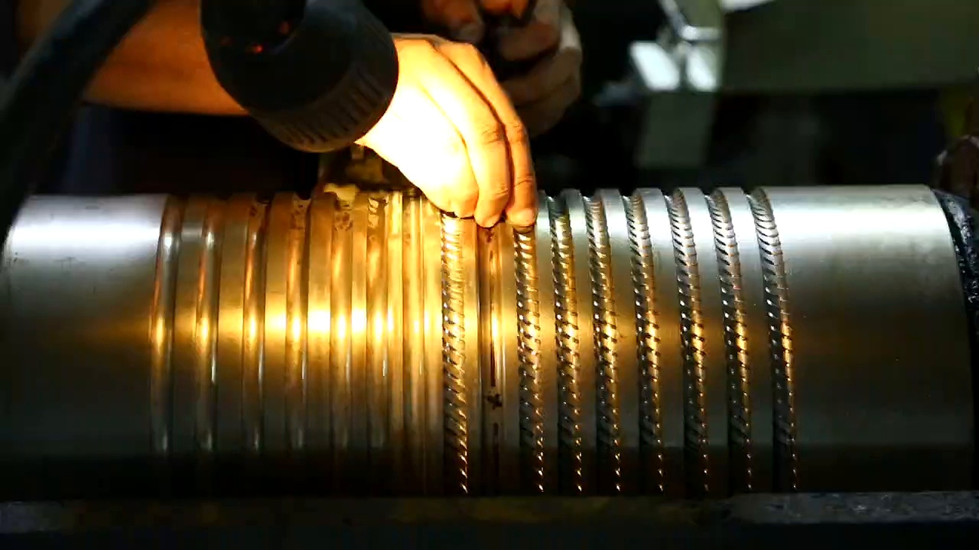 Precision measurement of reinforcing bar profile